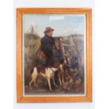 Follower of Richard Ansell (1815-1885), 19th century oil on canvas, The English Gamekeeper,