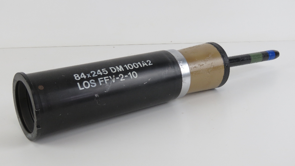 An inert Carl Gustav 84mm HEAT anti tank drill round. - Image 2 of 2