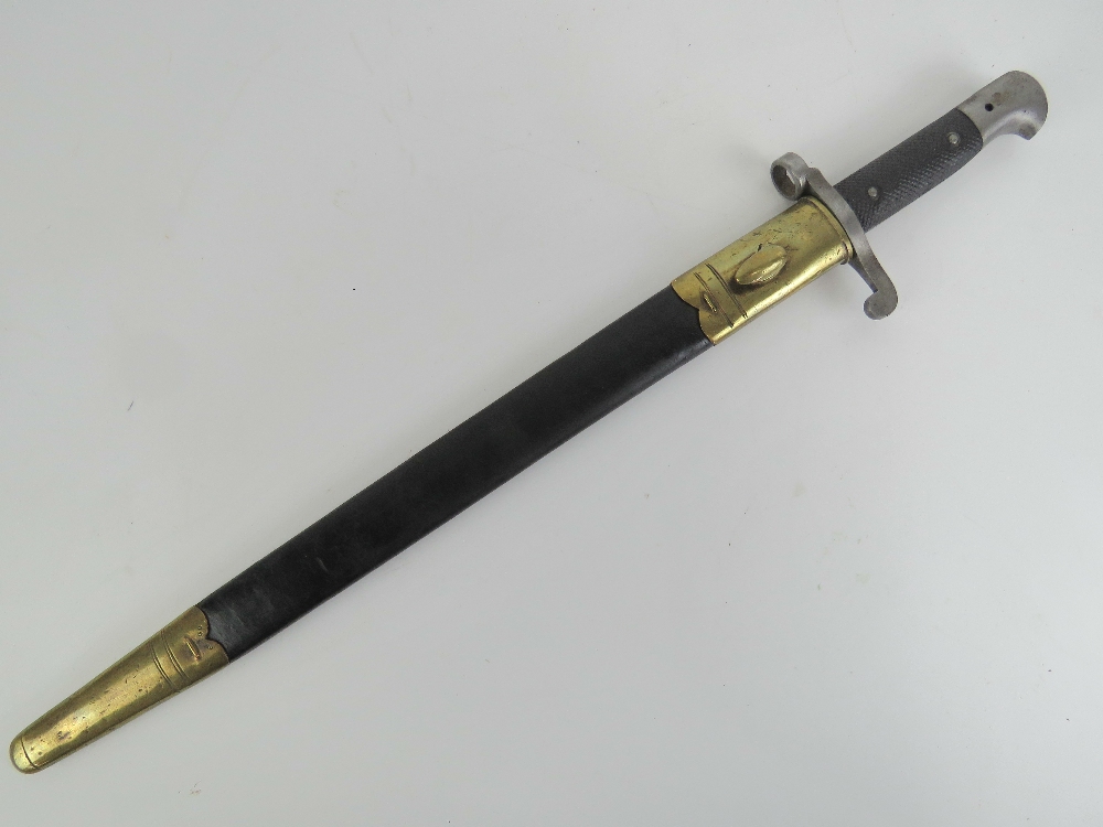 A 19th century Enfield sword bayonet, 46.