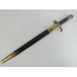 A 19th century Enfield sword bayonet, 46.