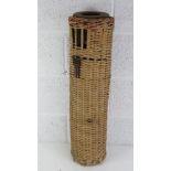 A German shell basket dated 1936 and having 15cm base holder within.