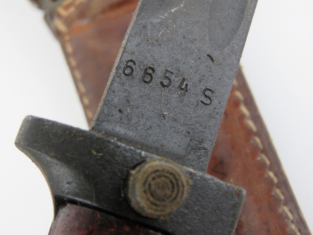 Two AK bayonets and a VZ58 bayonet with leather scabbard. - Image 3 of 5