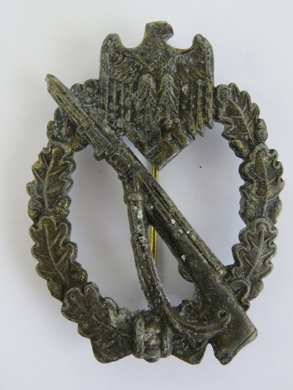 A WWII German Infantry Assault badge.