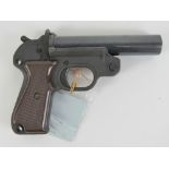 A rare deactivated Harrington and Richardson MKIIIA 1" flare pistol,