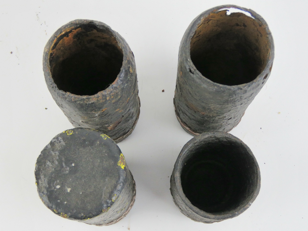 Four inert 1917 WWI US projectiles. - Image 2 of 2