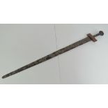 A Sudanese fighting sword.