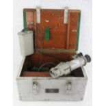 A Type MIROS I -US 1020 Dutch Naval infared telescope with battery pack,