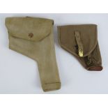 A WWII Pattern 37 1940 holster, suitable for Webley or Enfield ,