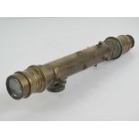 A brass WWII Japanese gun sight made by Tamaya & Co Ginza Tokyo, patent NO 28559 29251 79046 R.U.