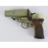 A deactivated German Military Geco LP-2 26.5mm flare pistol. With UK certificate.