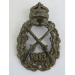 A WWI German 1913 Marksman badge.