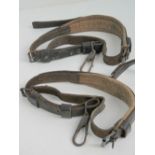 A pair of MG34/42 lafette tripod carry straps.