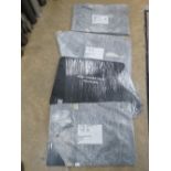 Four MOD Land Rover 110 armoured panels being windscreen LH and RH,