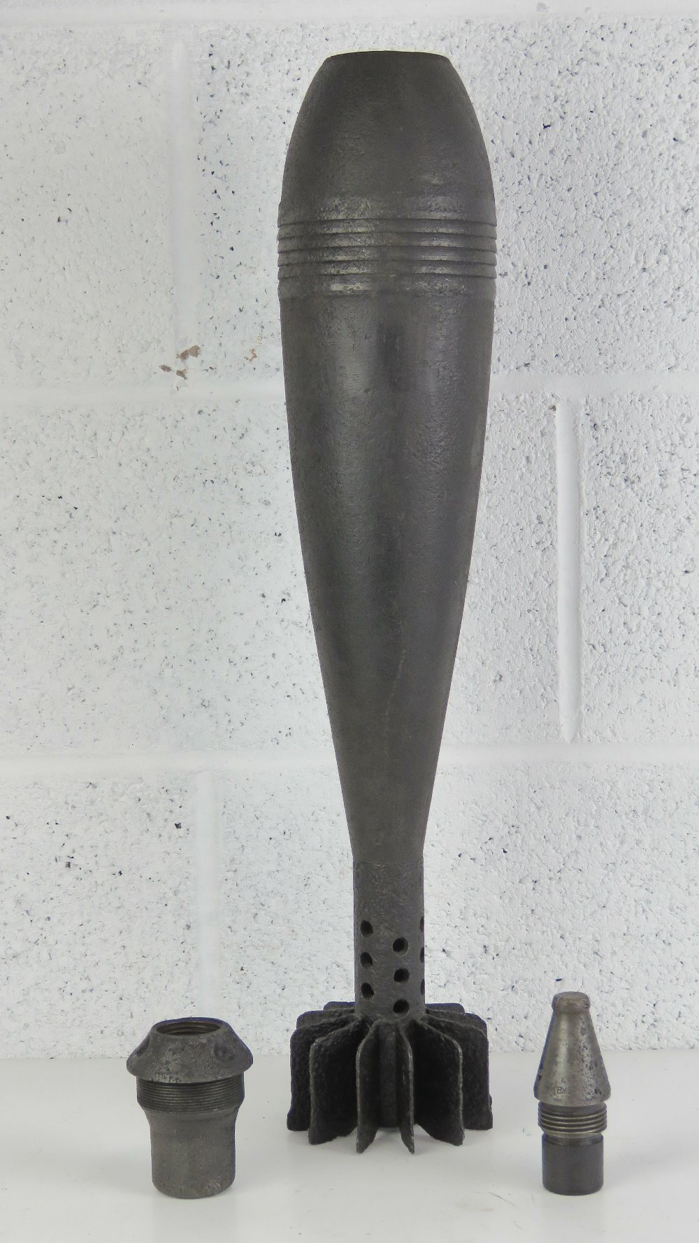 An inert WWII Russian 107mm mortar shell. - Image 2 of 5