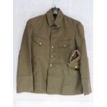 An early WWII Japanese army jacket and cap.