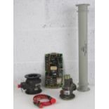 A quantity of assorted MOD Lynx helicopter parts including; drive shaft,