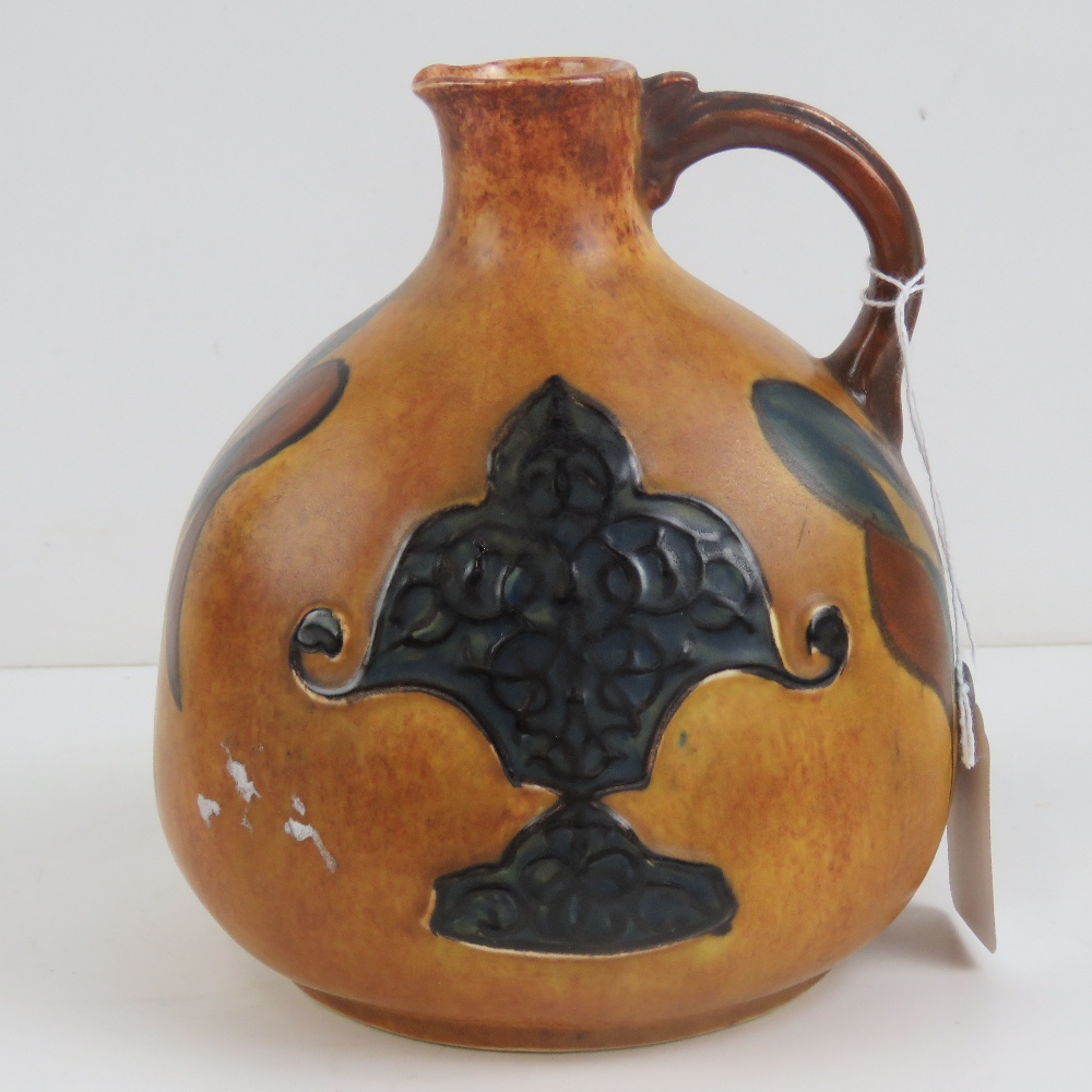 A Chameleon ware hand painted bottle vas - Image 2 of 3