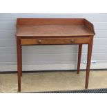 A 19th century mahogany wash stand, sing