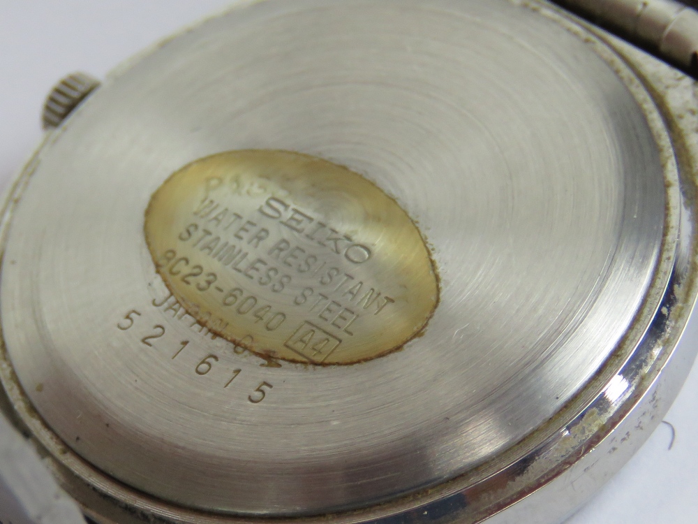 A Seiko Quartz 8023-6040 stainless steel - Image 3 of 5