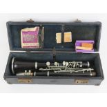 Clarinet: an old French Rosewood clarine