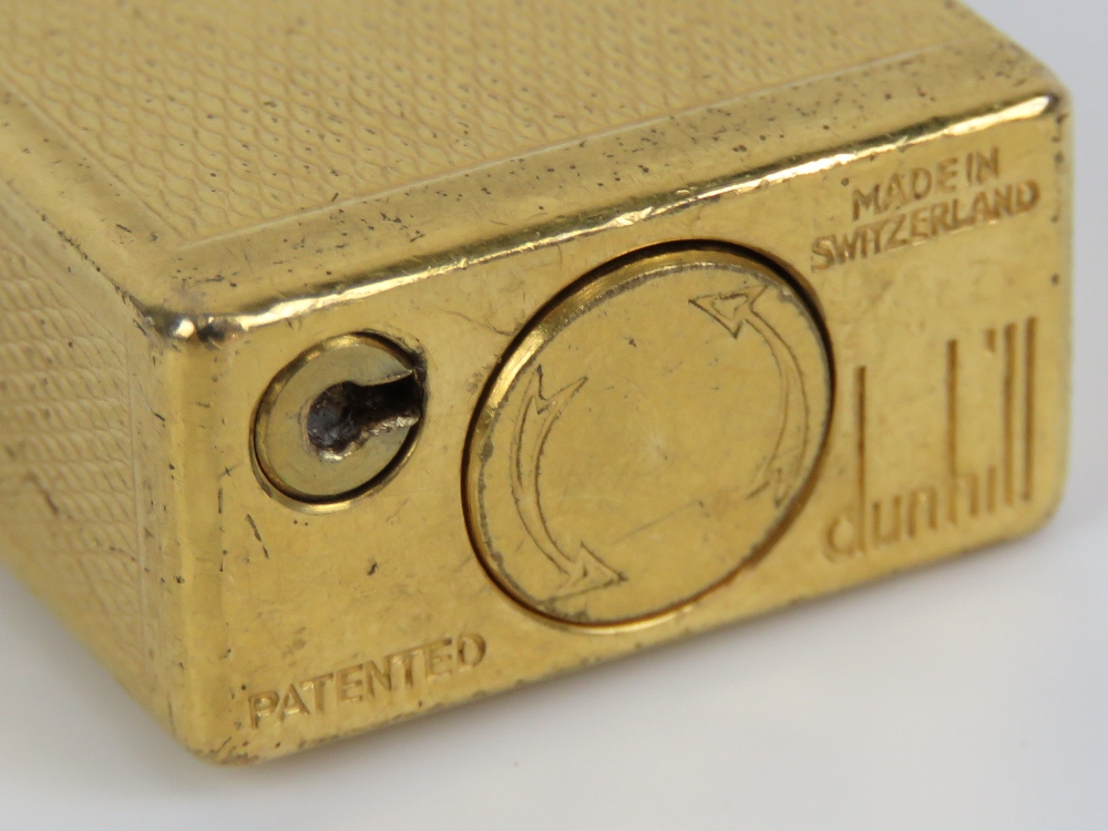 A gold plated Dunhill lighter; mid-late - Image 2 of 4