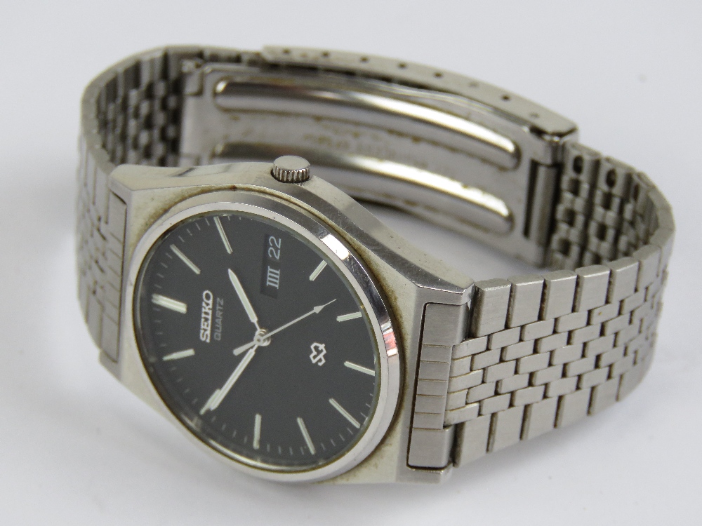 A Seiko Quartz 8023-6040 stainless steel - Image 5 of 5