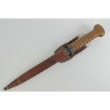 A WWII Dutch fighting knife.