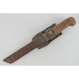 A WWII Dutch trench fighting knife.