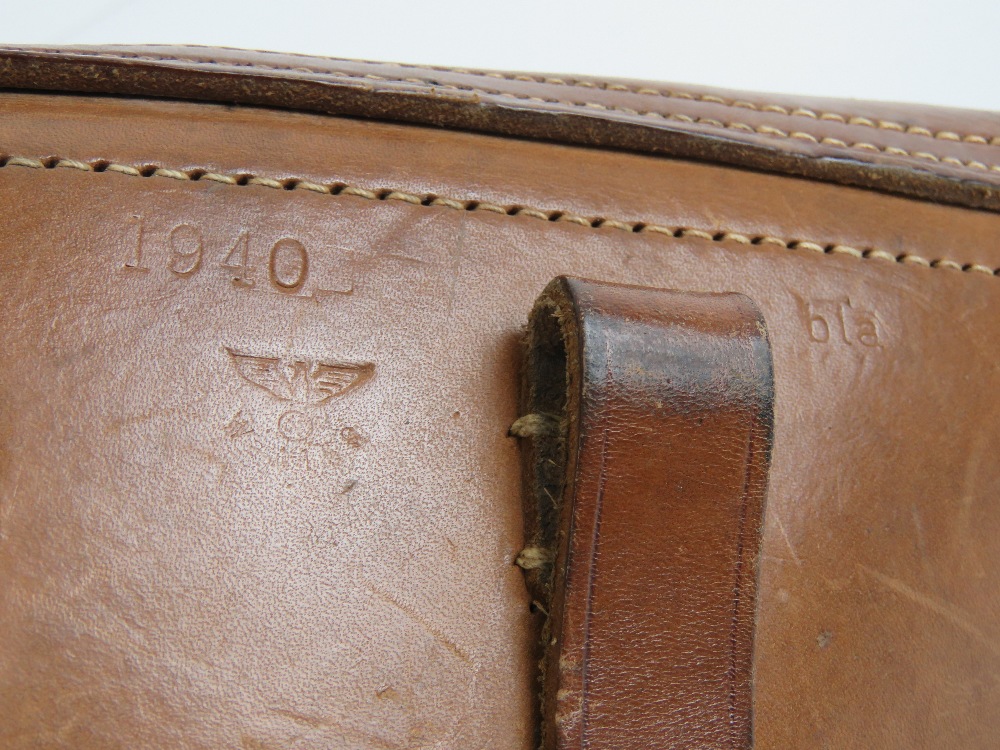 A WWII German P08 Luger holster, having German marks upon and dated 1940. - Image 3 of 4