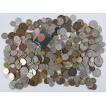 A quantity of assorted British and World coinage.