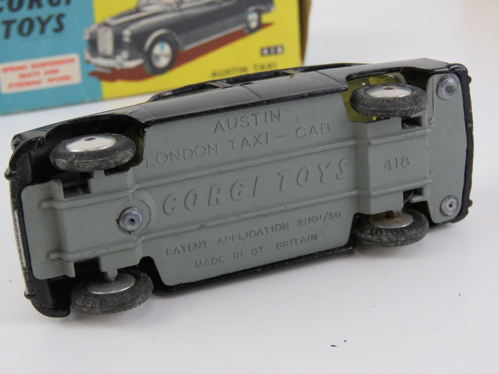 A Dinky Toys Austin Taxi No254, together with a Cogri Toys Taxi No418. Two items in original boxes. - Image 4 of 9