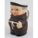 A Goebel West Germany pottery jug in the form of a friar, 14.
