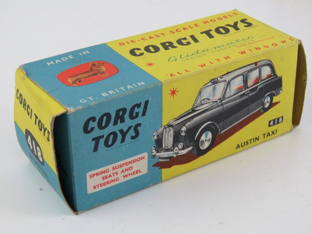 A Dinky Toys Austin Taxi No254, together with a Cogri Toys Taxi No418. Two items in original boxes. - Image 5 of 9