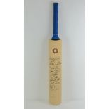 A Northampton 2011/12 full team signed unused cricket bat.