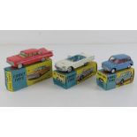 A Corgi Toys Morris Mini Minor No226, together with a Chevrolet Impala No220,