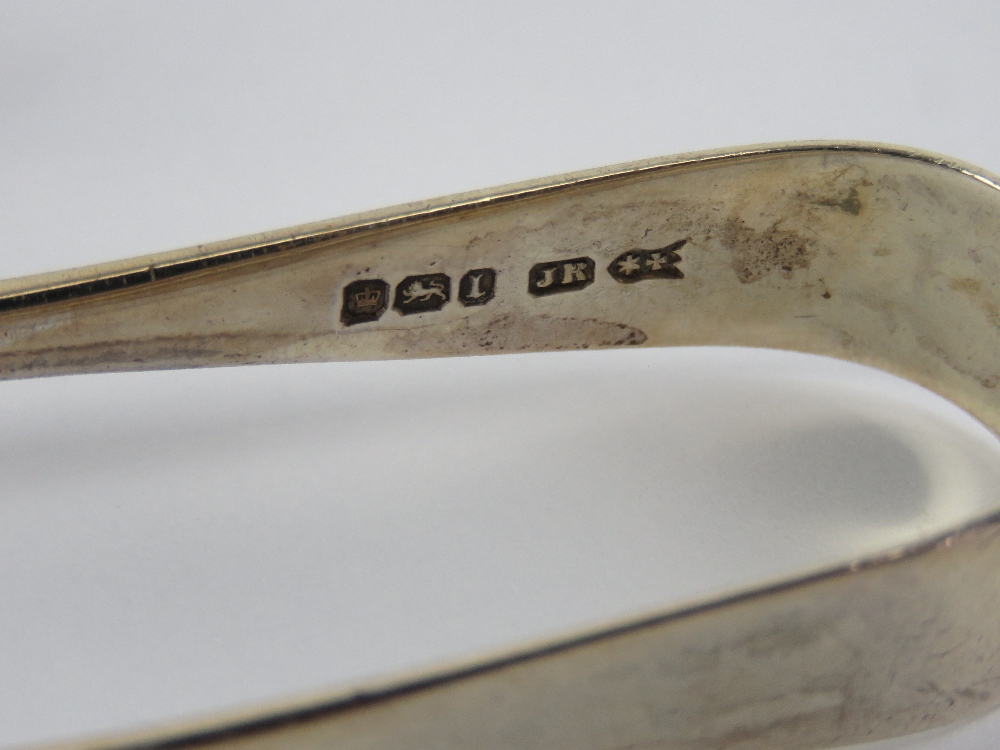 Three pairs of HM silver sugar tongs, largest hallmarked London 1826, - Image 4 of 5