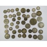A quantity of pre 1920 full silver British coinage, 1.21ozt.