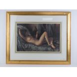 Print; limited edition study of a sleeping model (199/250),