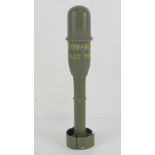 An inert M1 Garand rifle dummy grenade, 28.5cm in length.