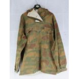 A reproduction WWII German Army jump smock.