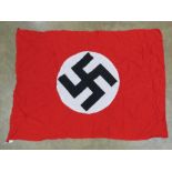 A WWII German double sided flag, measuring 102 x 75cm approx.