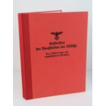 A reproduction WWII German NSDAP organisation book.