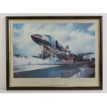 Signed limited edition print; Phantom Launch by Robert Taylor,