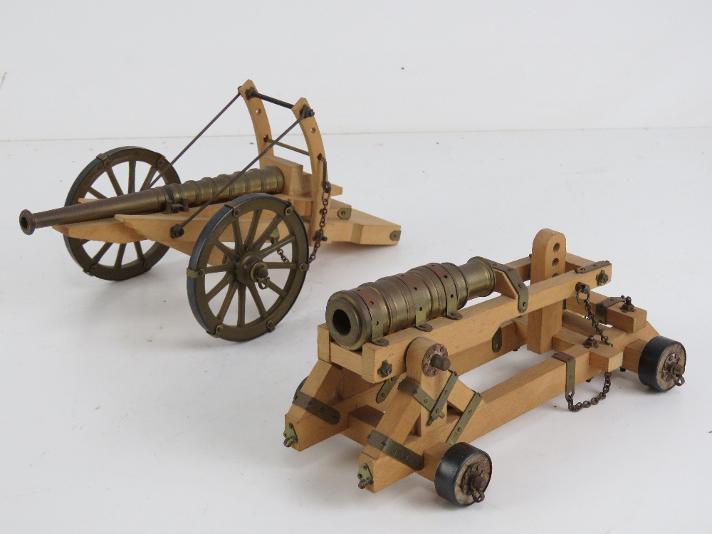 Five decorative cannons each approx 21cm in length. - Image 3 of 4