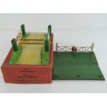 A Hornby 0 gauge number one level crossing with original box,