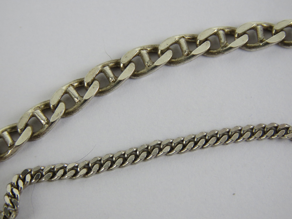 A quantity of 925 silver jewellery inc; heavy chain necklace 60cm in length, - Image 5 of 6