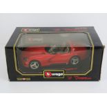 A Burago 1/18 scale Dodge Viper RT/10 (1992) model car in original box.