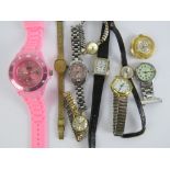 A quantity of ladies wrist watches including; Tissot, Sekonda, stainless steel Sekonda,
