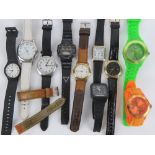 A quantity of assorted wristwatches including; Sekonda, Casio, Philip Mercier, Remington, etc.