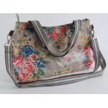 A Cath Kidson handbag, floral pattern, 42cm wide.